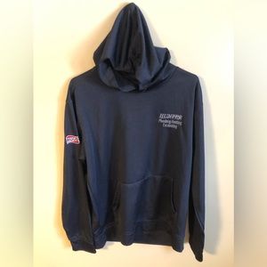 Hunter Plumbing, Heating, Excavating Hooded Sweater Mens Medium